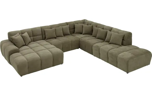 Goossens excellent u bank kubus groen stof - 8252787-goossens-excellent-kubus-bank-stof-groen-04