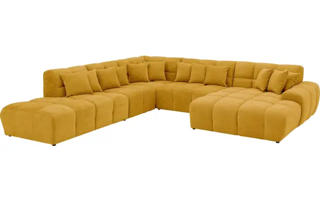 Goossens excellent u bank kubus geel stof - 8252788-gespiegeld-03