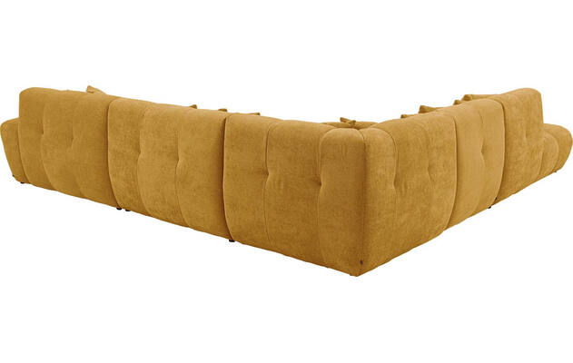 Goossens excellent u bank kubus geel stof - 8252788-gespiegeld-04
