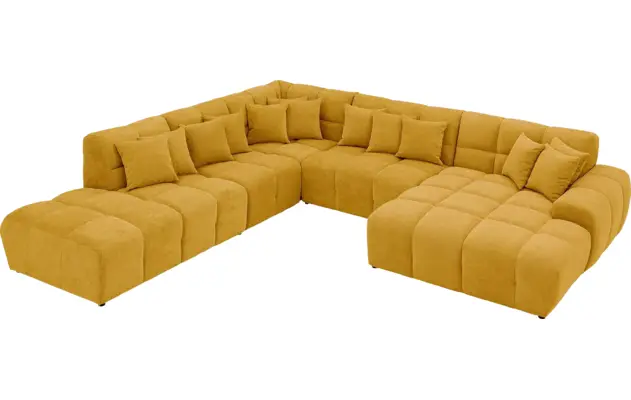 Goossens excellent u bank kubus geel stof - 8252788-gespiegeld-05