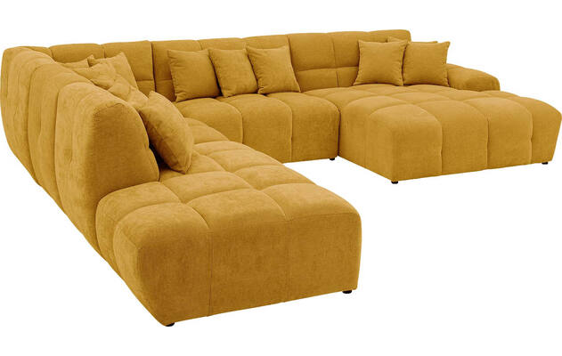 Goossens excellent u bank kubus geel stof - 8252788-gespiegeld-06