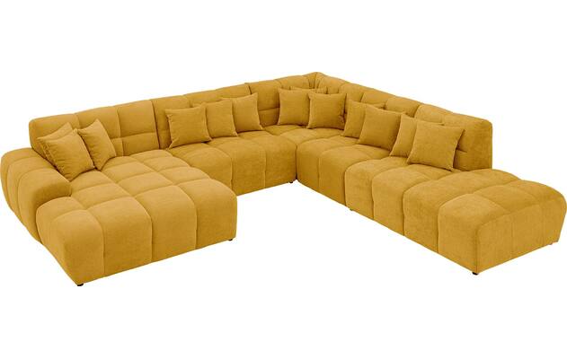Goossens excellent u bank kubus geel stof - 8252788-goossens-excellent-kubus-bank-stof-geel-04