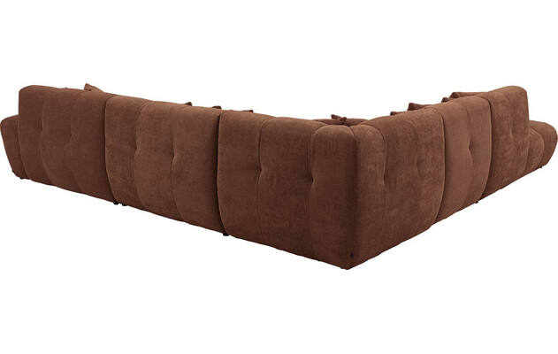 Goossens excellent u bank kubus bruin stof - 8252790-gespiegeld-04