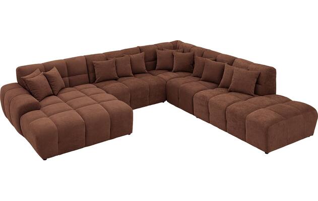 Goossens excellent u bank kubus bruin stof - 8252790-goossens-excellent-kubus-bank-stof-bruin-04