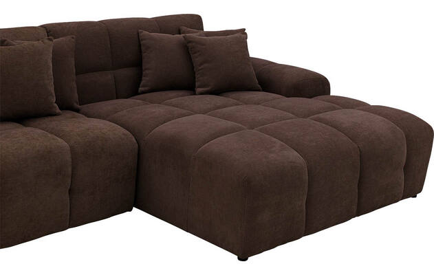 Goossens excellent u bank kubus bruin stof - 8252791-gespiegeld-07