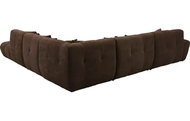 Goossens excellent u bank kubus bruin stof - 8252791-goossens-excellent-kubus-bank-stof-bruin-03