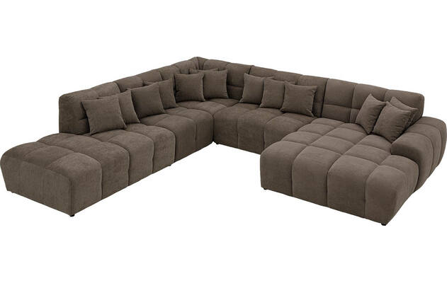 Goossens excellent u bank kubus bruin stof - 8252792-gespiegeld-05