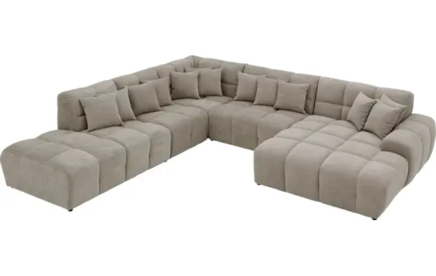 Goossens excellent u bank kubus bruin stof - 8252793-gespiegeld-05