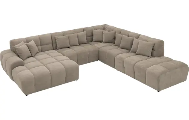 Goossens excellent u bank kubus bruin stof - 8252794-goossens-excellent-kubus-bank-stof-bruin-04