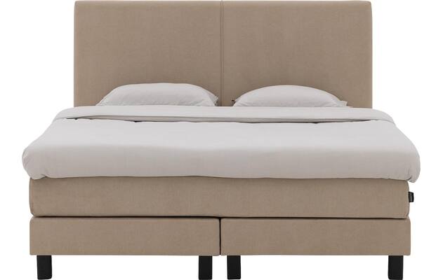 Goossens boxspring compleet gs 180 compleet bruin stof - 8252803-goossens-gs-180-boxspring-stof-02