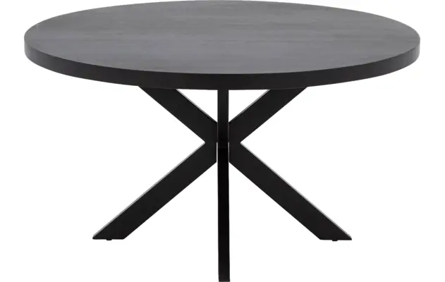 Goossens basic eettafel lecca zwart mango - 8252821-goossens-basic-lecce-eettafel-mango-zwart-02
