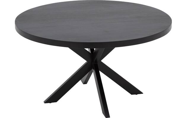 Goossens basic eettafel lecca zwart mango - 8252821-goossens-basic-lecce-eettafel-mango-zwart-03