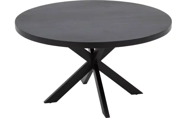 Goossens basic eettafel lecca zwart mango - 8252821-goossens-basic-lecce-eettafel-mango-zwart-03
