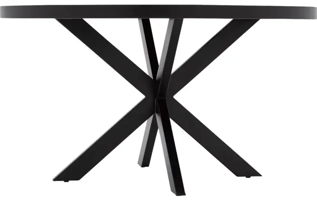 Goossens basic eettafel lecca zwart mango - 8252821-goossens-basic-lecce-eettafel-mango-zwart-04