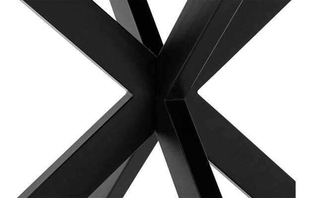 Goossens basic eettafel lecca zwart mango - 8252821-goossens-basic-lecce-eettafel-mango-zwart-05