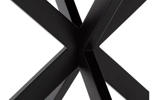 Goossens basic eettafel lecca zwart mango - 8252821-goossens-basic-lecce-eettafel-mango-zwart-05