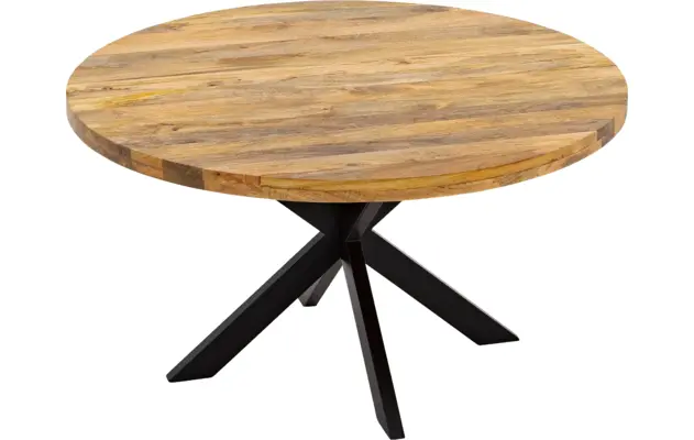 Goossens basic eettafel lecca bruin mango - 8252822-goossens-basic-lecce-eettafel-mango-bruin-03