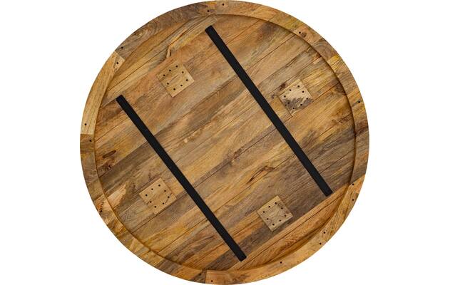 Goossens basic eettafel lecca bruin mango - 8252822-goossens-basic-lecce-eettafel-mango-bruin-08