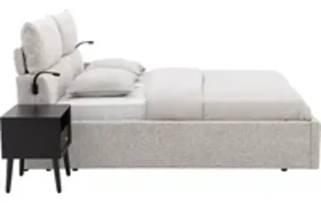 Goossens bedframe misty storage beige stof - 8252832-goossens-misty-storage-bedframe-stof-07