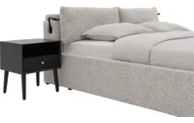 Goossens bedframe misty storage beige stof - 8252832-goossens-misty-storage-bedframe-stof-09
