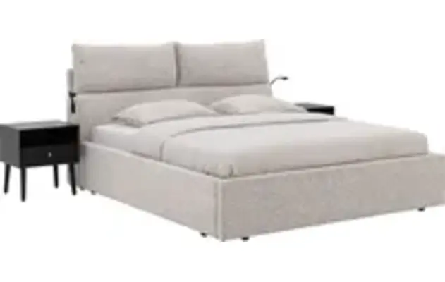 Goossens bedframe misty storage beige stof - 8252832-goossens-misty-storage-bedframe-stof-10