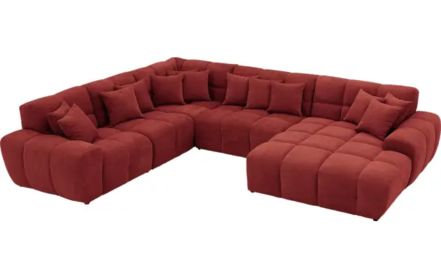 Goossens excellent u bank kubus rood stof - 8252833-gespiegeld-05