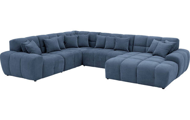 Goossens excellent u bank kubus blauw stof - 8252834-gespiegeld-03