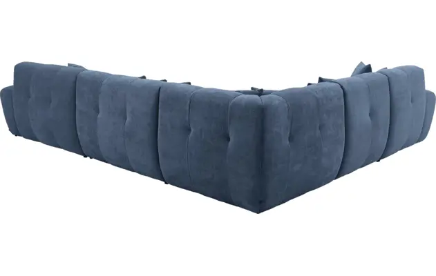 Goossens excellent u bank kubus blauw stof - 8252834-gespiegeld-04