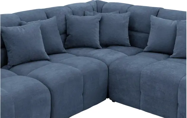 Goossens excellent u bank kubus blauw stof - 8252834-gespiegeld-07