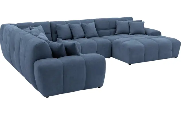 Goossens excellent u bank kubus blauw stof - 8252834-gespiegeld-09