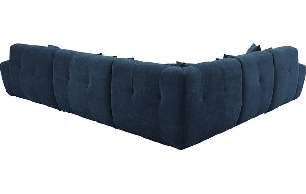 Goossens excellent u bank kubus blauw stof - 8252835-gespiegeld-04