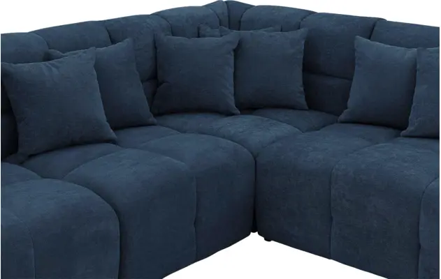 Goossens excellent u bank kubus blauw stof - 8252835-gespiegeld-07