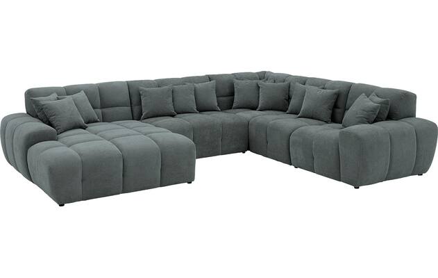 Goossens excellent u bank kubus groen stof - 8252836-goossens-excellent-kubus-bank-stof-groen-02