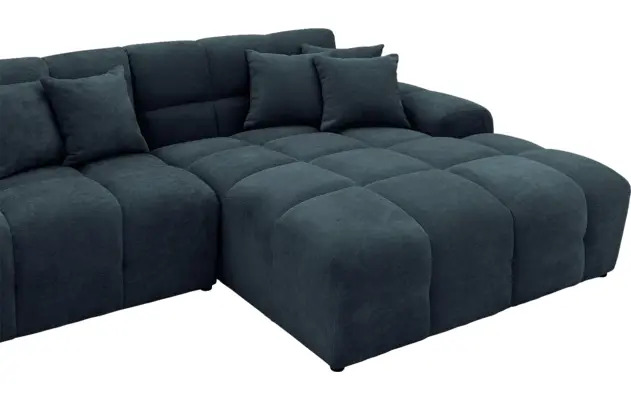 Goossens excellent u bank kubus blauw stof - 8252837-gespiegeld-06