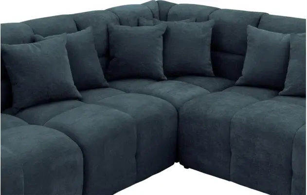 Goossens excellent u bank kubus blauw stof - 8252837-gespiegeld-07
