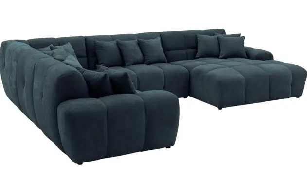 Goossens excellent u bank kubus blauw stof - 8252837-gespiegeld-09