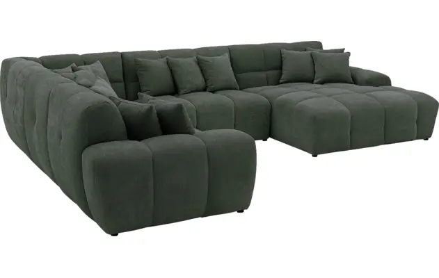 Goossens excellent u bank kubus groen stof - 8252838-gespiegeld-09