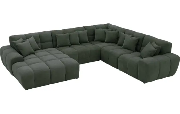 Goossens excellent u bank kubus groen stof - 8252838-goossens-excellent-kubus-bank-stof-groen-04