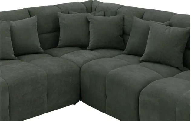 Goossens excellent u bank kubus groen stof - 8252838-goossens-excellent-kubus-bank-stof-groen-06