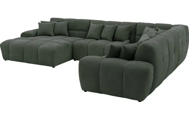 Goossens excellent u bank kubus groen stof - 8252838-goossens-excellent-kubus-bank-stof-groen-08