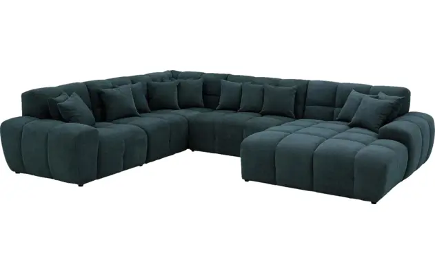Goossens excellent u bank kubus groen stof - 8252839-gespiegeld-03