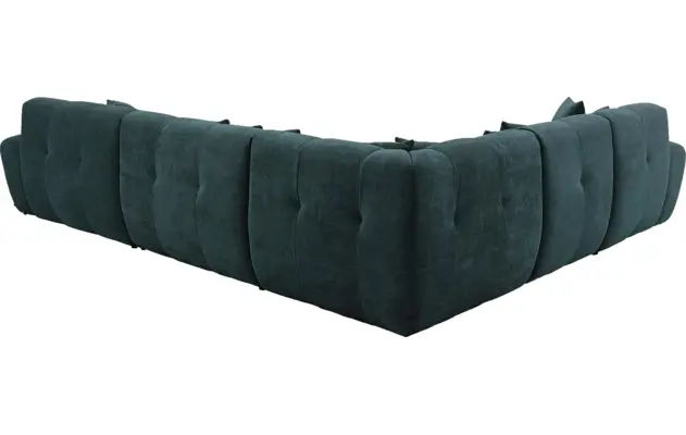 Goossens excellent u bank kubus groen stof - 8252839-gespiegeld-04