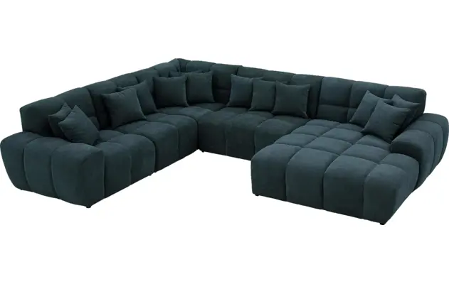 Goossens excellent u bank kubus groen stof - 8252839-gespiegeld-05