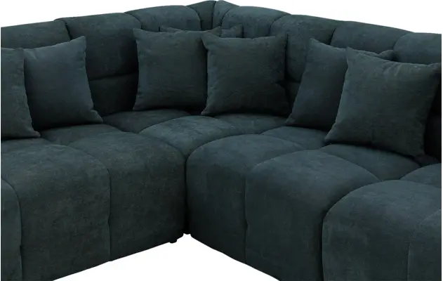 Goossens excellent u bank kubus groen stof - 8252839-goossens-excellent-kubus-bank-stof-groen-06