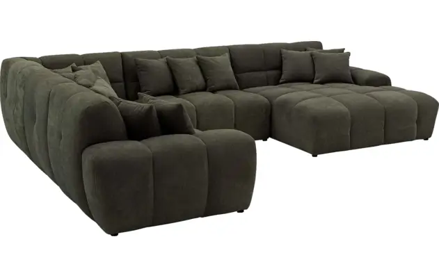 Goossens excellent u bank kubus groen stof - 8252840-gespiegeld-09