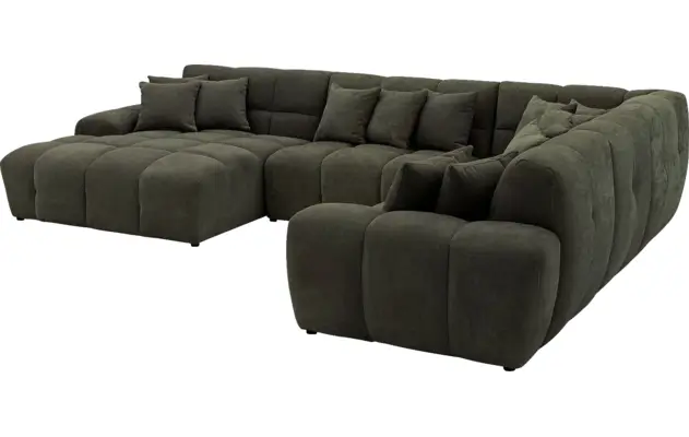 Goossens excellent u bank kubus groen stof - 8252840-goossens-excellent-kubus-bank-stof-groen-08