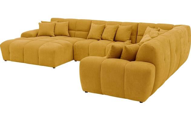 Goossens excellent u bank kubus geel stof - 8252842-goossens-excellent-kubus-bank-stof-geel-08