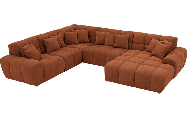 Goossens excellent u bank kubus bruin stof - 8252843-gespiegeld-05