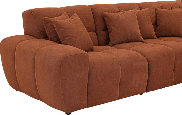 Goossens excellent u bank kubus bruin stof - 8252843-gespiegeld-08
