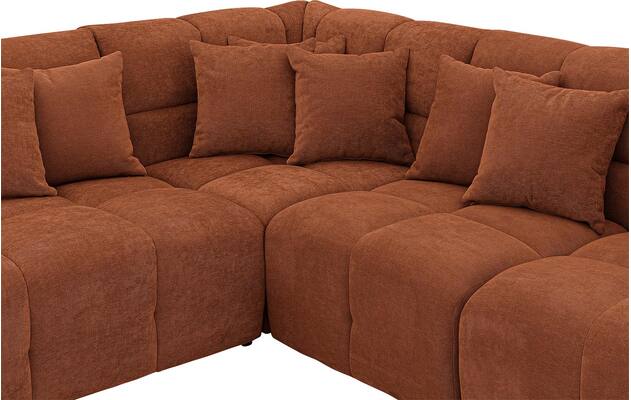 Goossens excellent u bank kubus bruin stof - 8252843-goossens-excellent-kubus-bank-stof-bruin-06